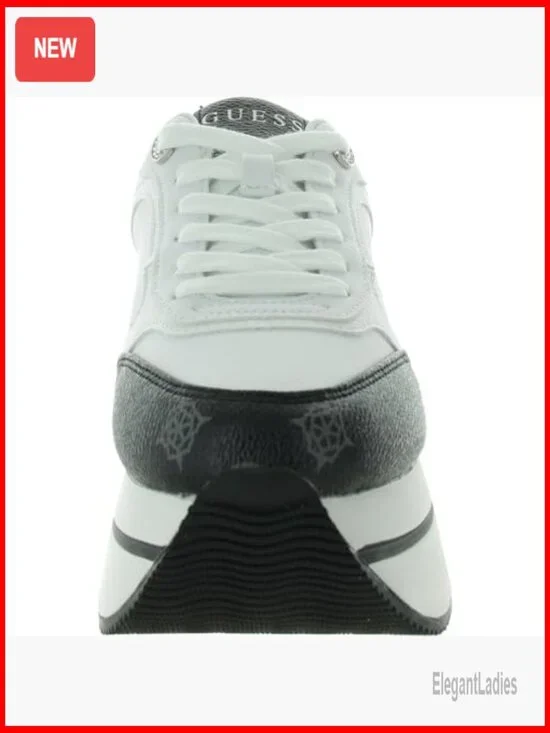 Platform Lace-Up Fashion Sneakers with Chunky Heel - Picture 2 of 3